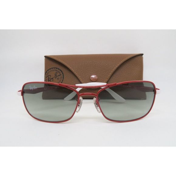 New Ray Ban Jr KIDS RJ9524S 230/11 Shiny Red w/ White Sunglasses 51mm with Case